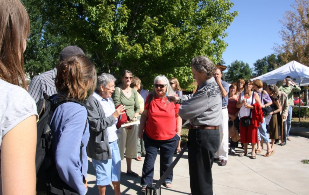 Temple Grandin, PhD before her presentation